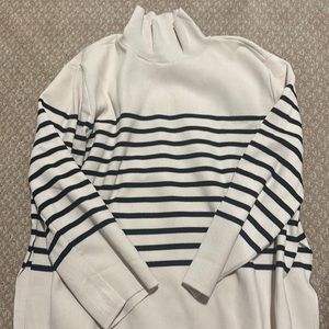 H&M swing top striped top